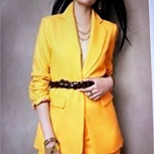 Banana Republic Bright Yellow Blazer